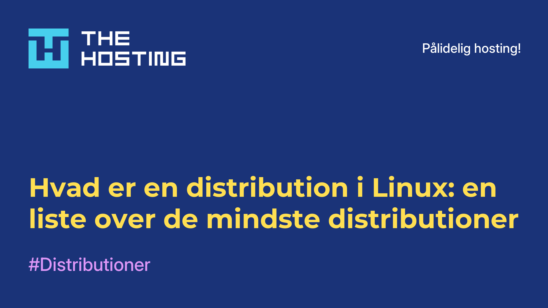 Hvad er en distribution i Linux: en liste over de mindste distributioner