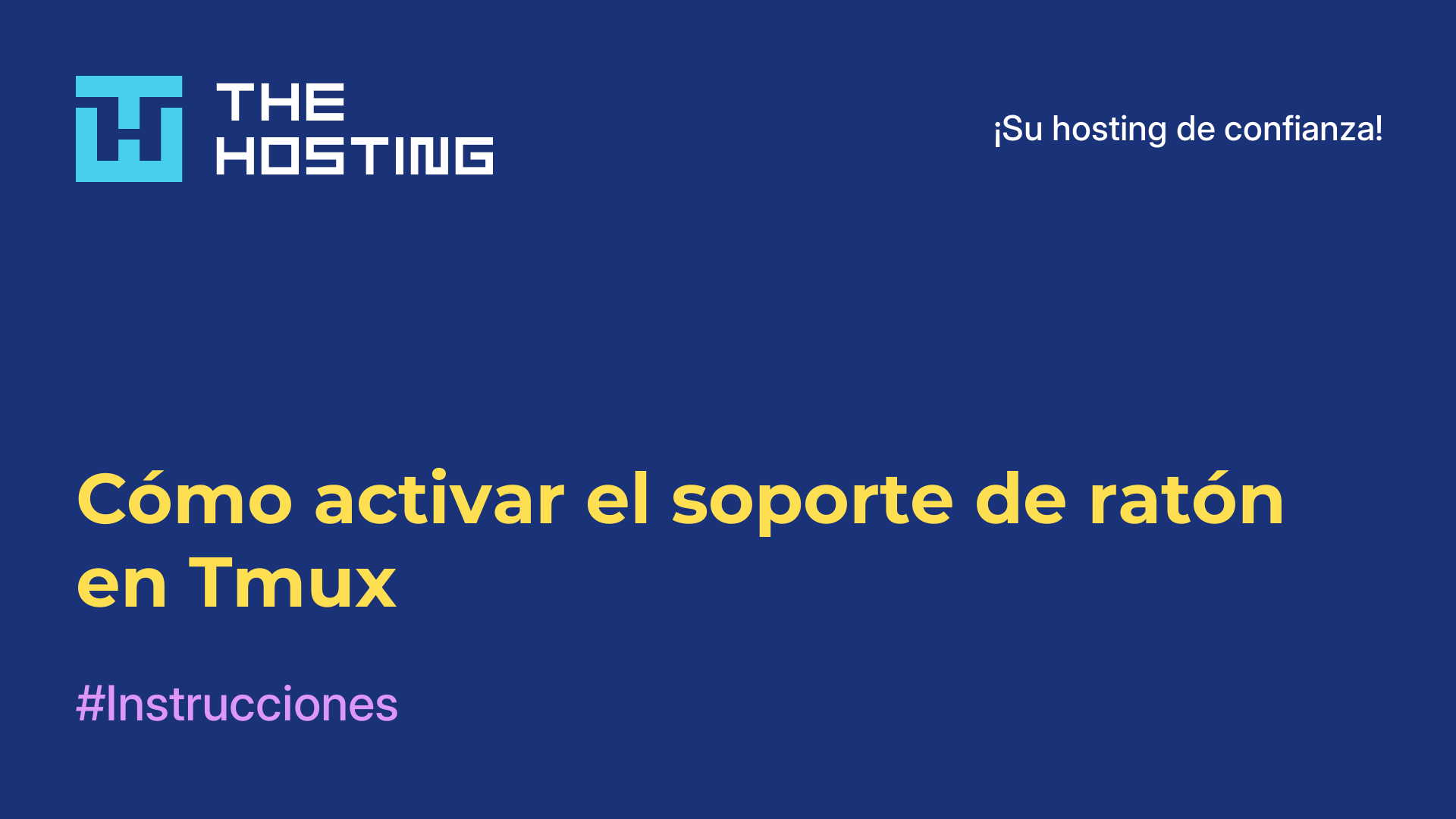 Cómo activar el soporte de ratón en Tmux