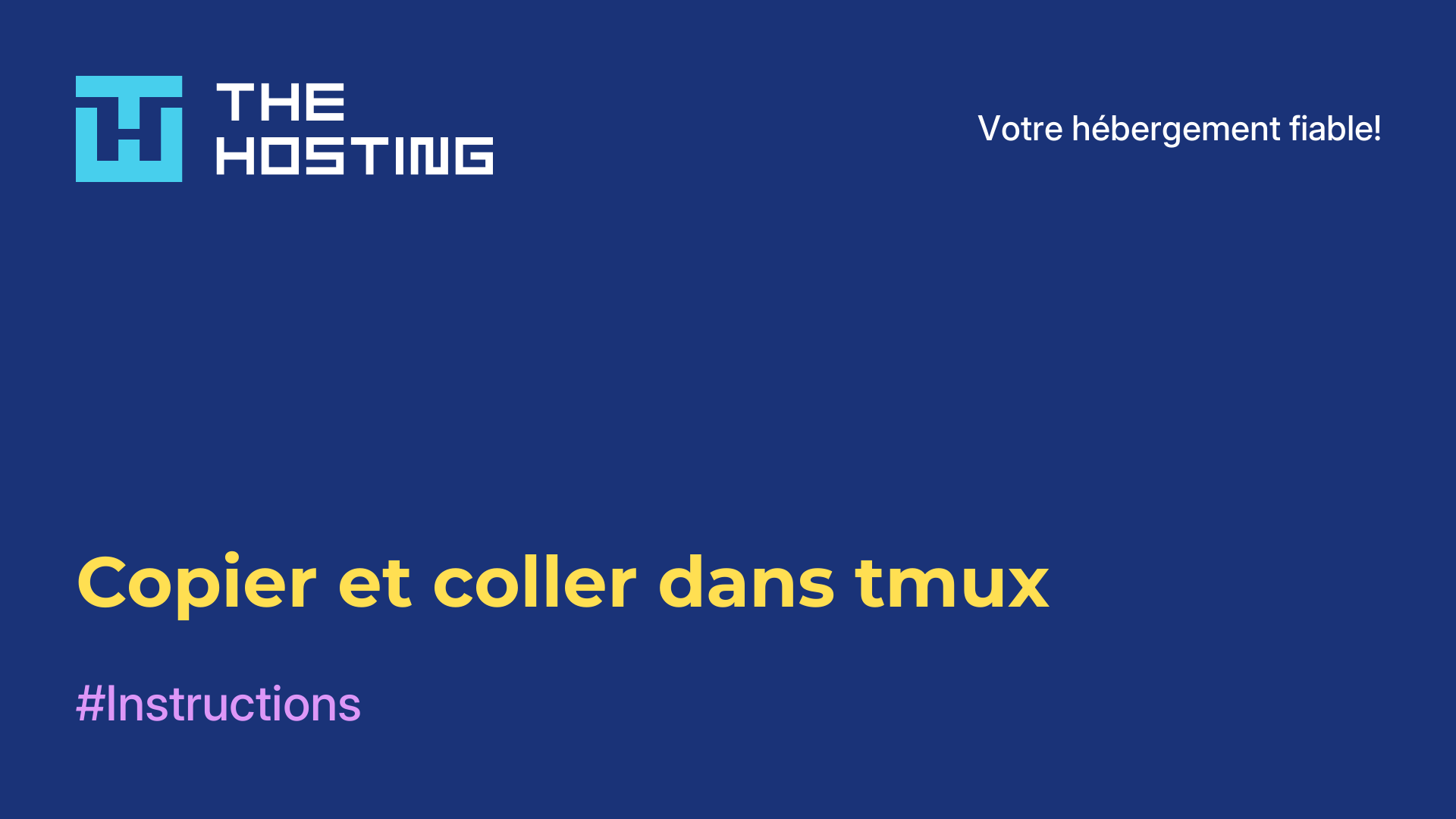 Copier et coller dans tmux