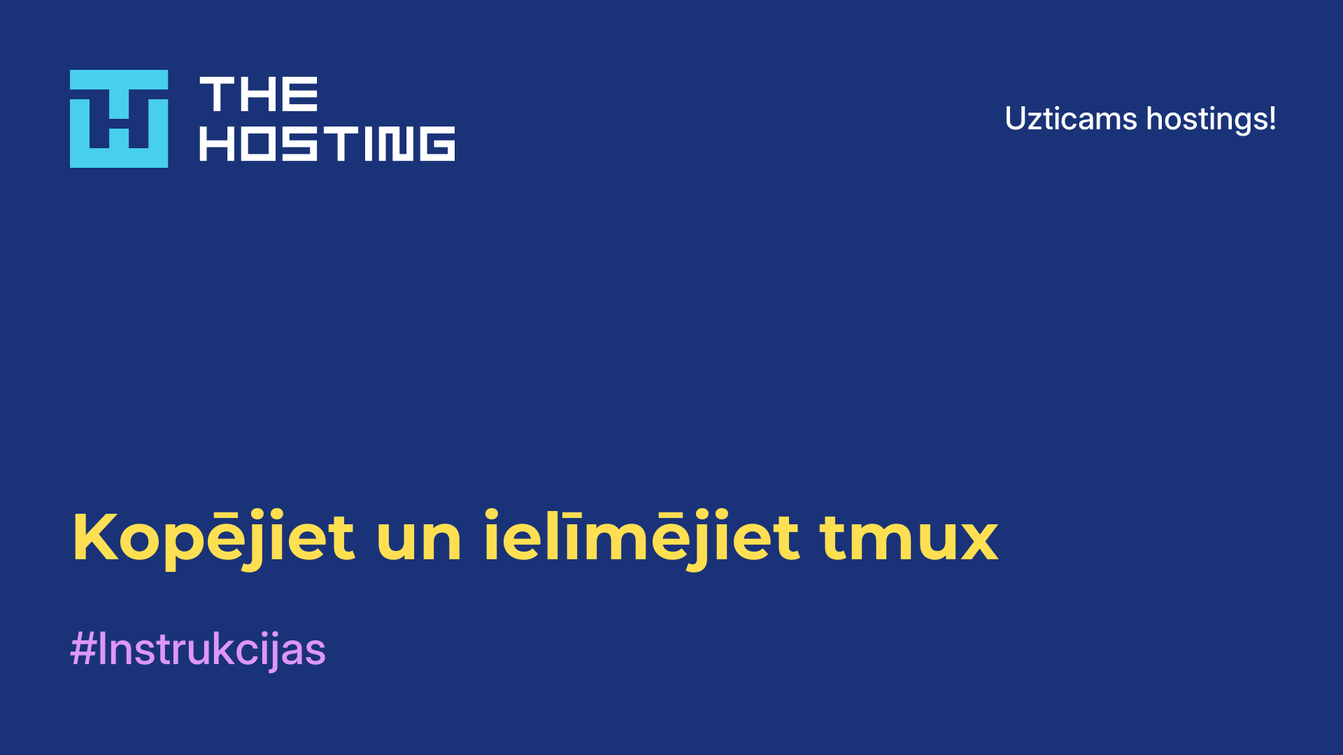 Kopējiet un ielīmējiet tmux