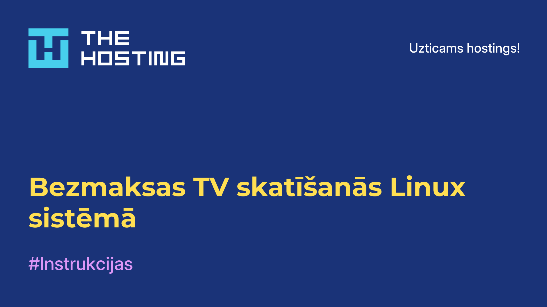 Bezmaksas TV skatīšanās Linux sistēmā