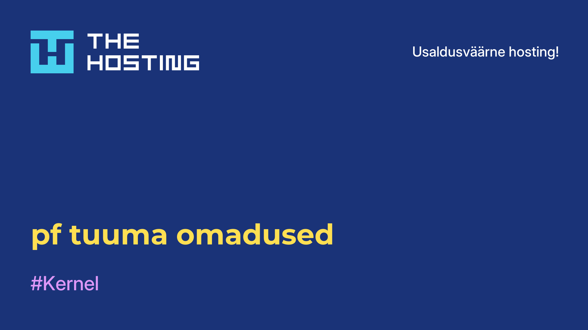 pf-tuuma omadused