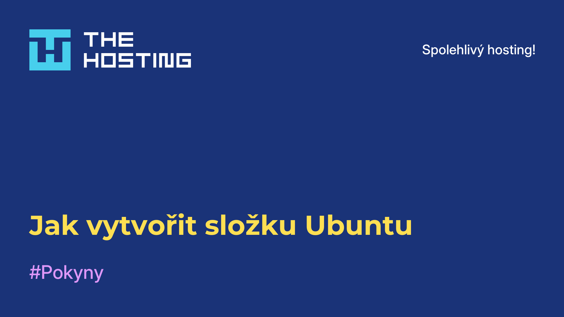 Jak vytvořit složku Ubuntu
