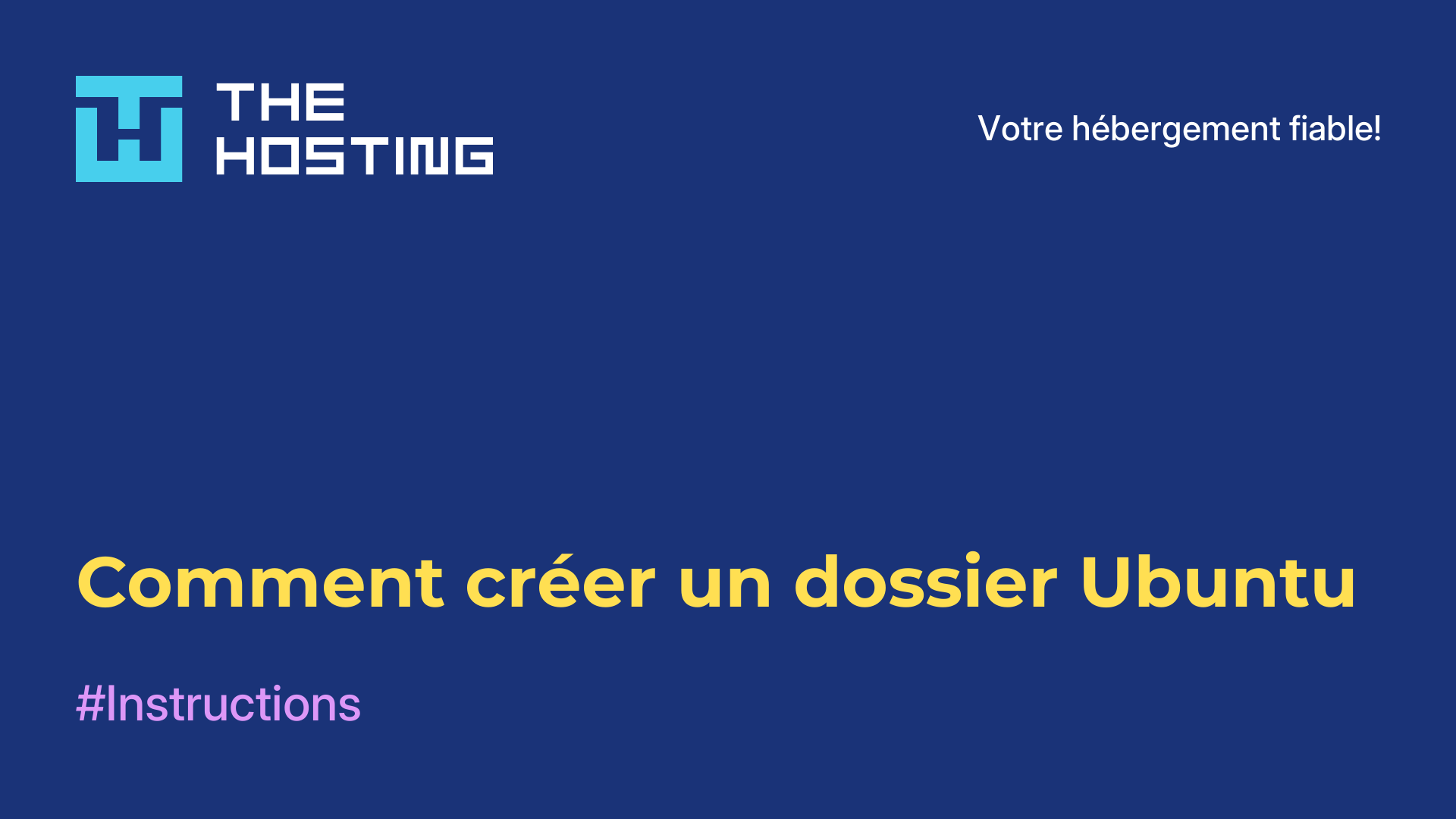 Comment créer un dossier Ubuntu
