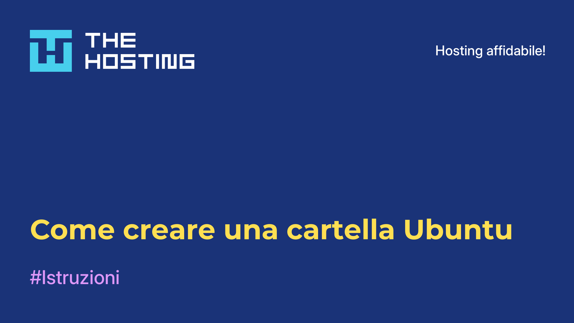 Come creare una cartella Ubuntu
