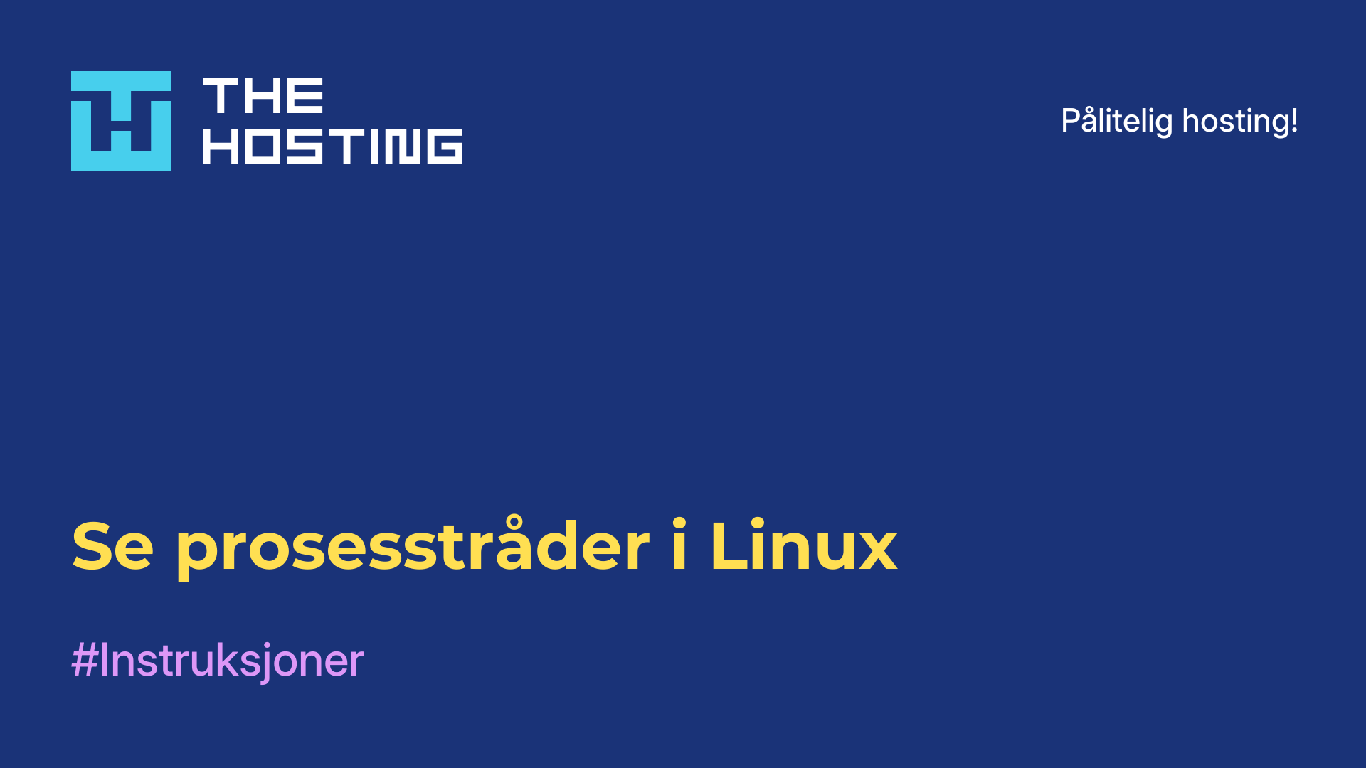 Se prosesstråder i Linux
