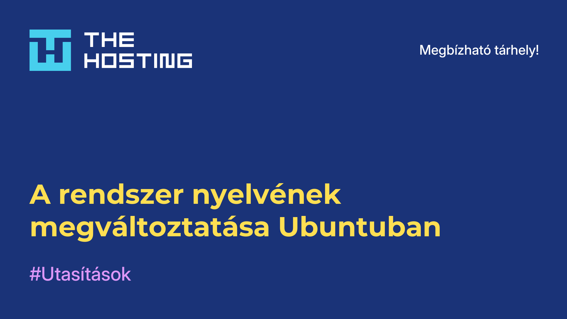 A rendszer nyelvének megváltoztatása Ubuntuban