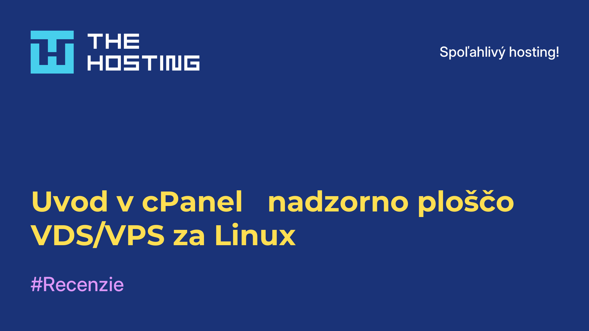 Uvod v cPanel - nadzorno ploščo VDS/VPS za Linux