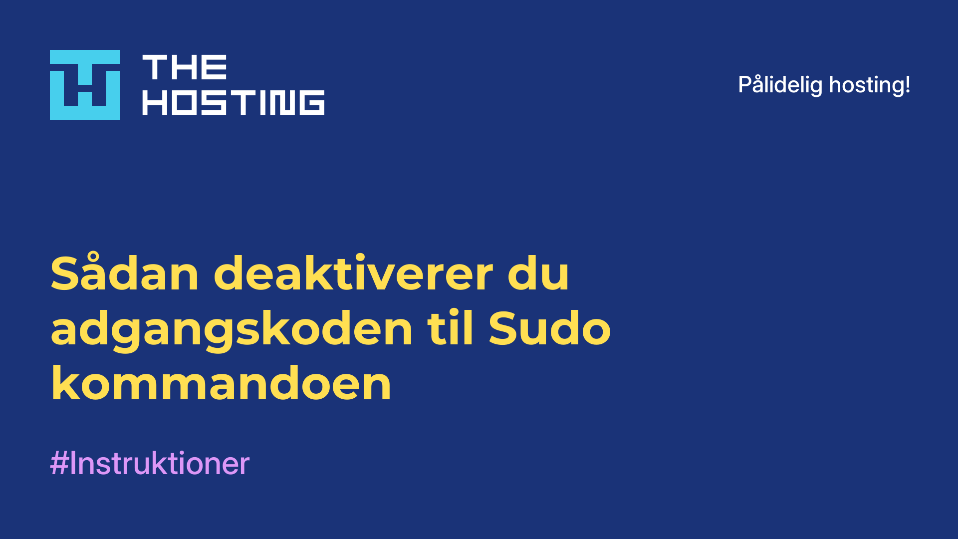 Sådan deaktiverer du adgangskoden til Sudo-kommandoen