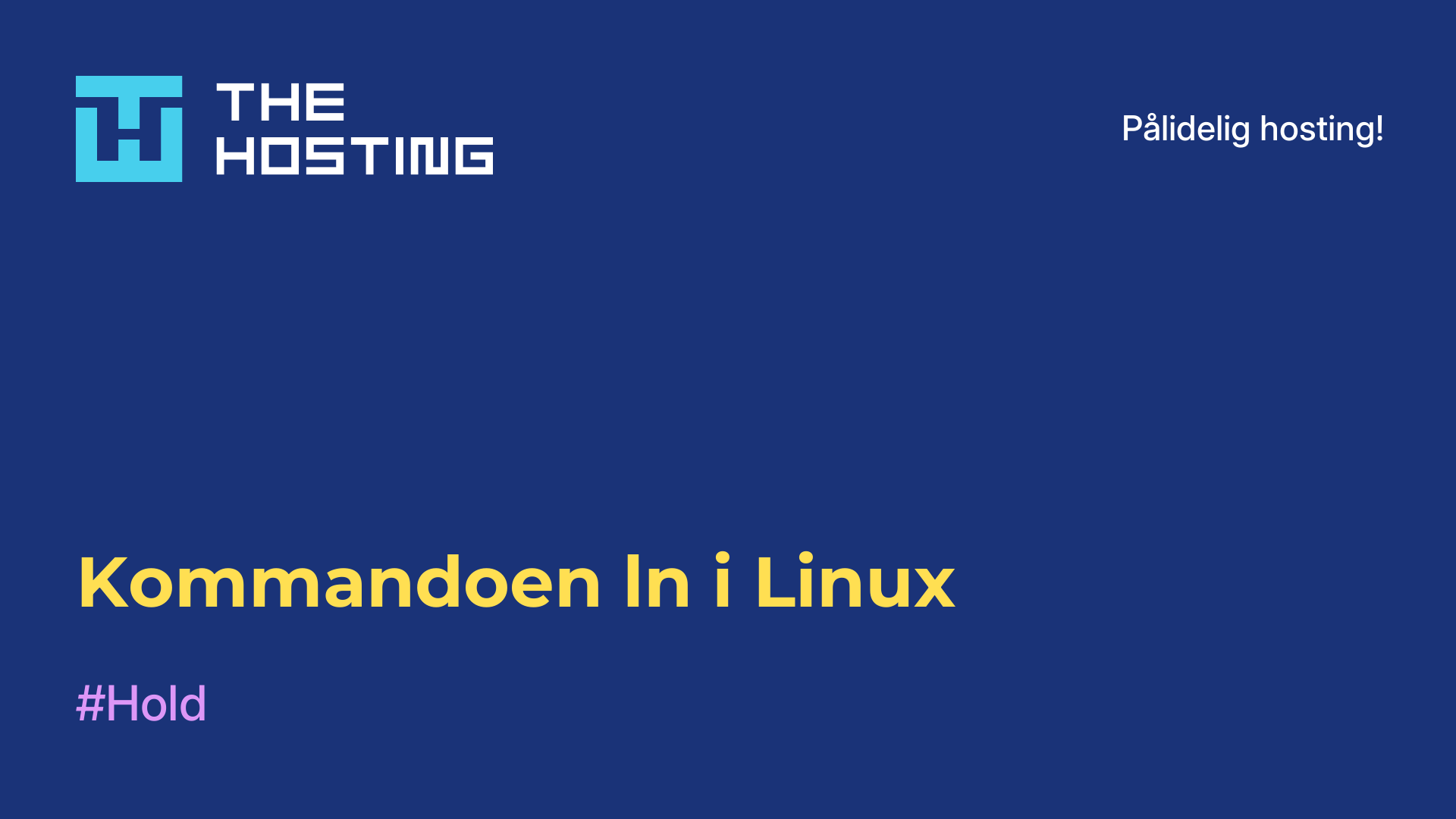 Kommandoen ln i Linux
