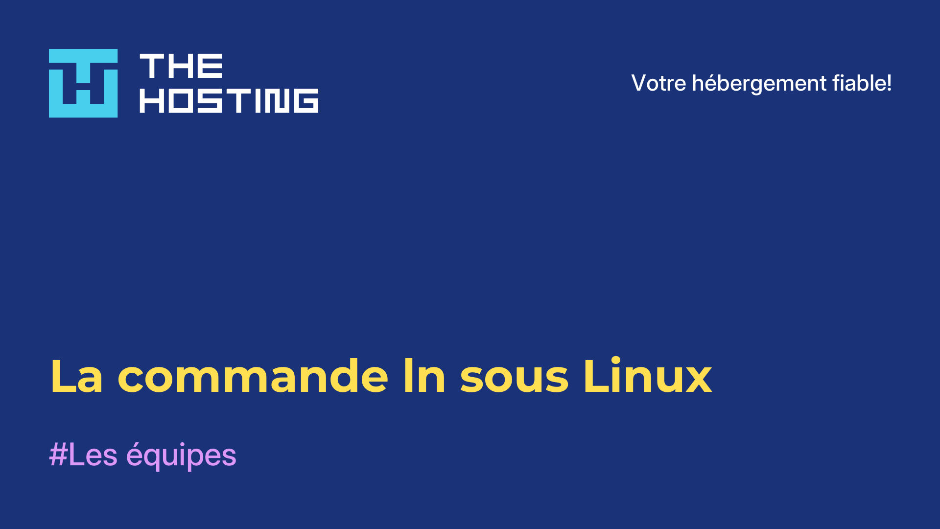 La commande ln sous Linux