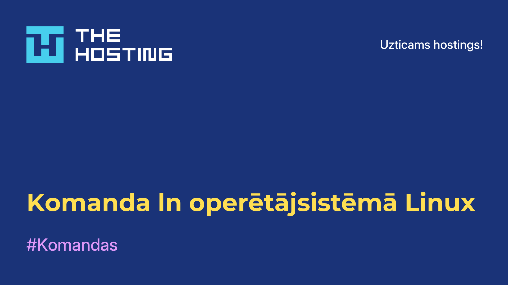 Komanda ln operētājsistēmā Linux
