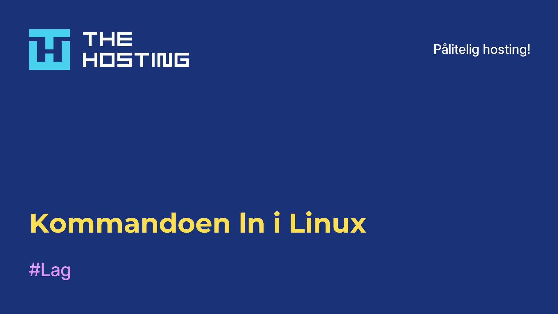 Kommandoen ln i Linux