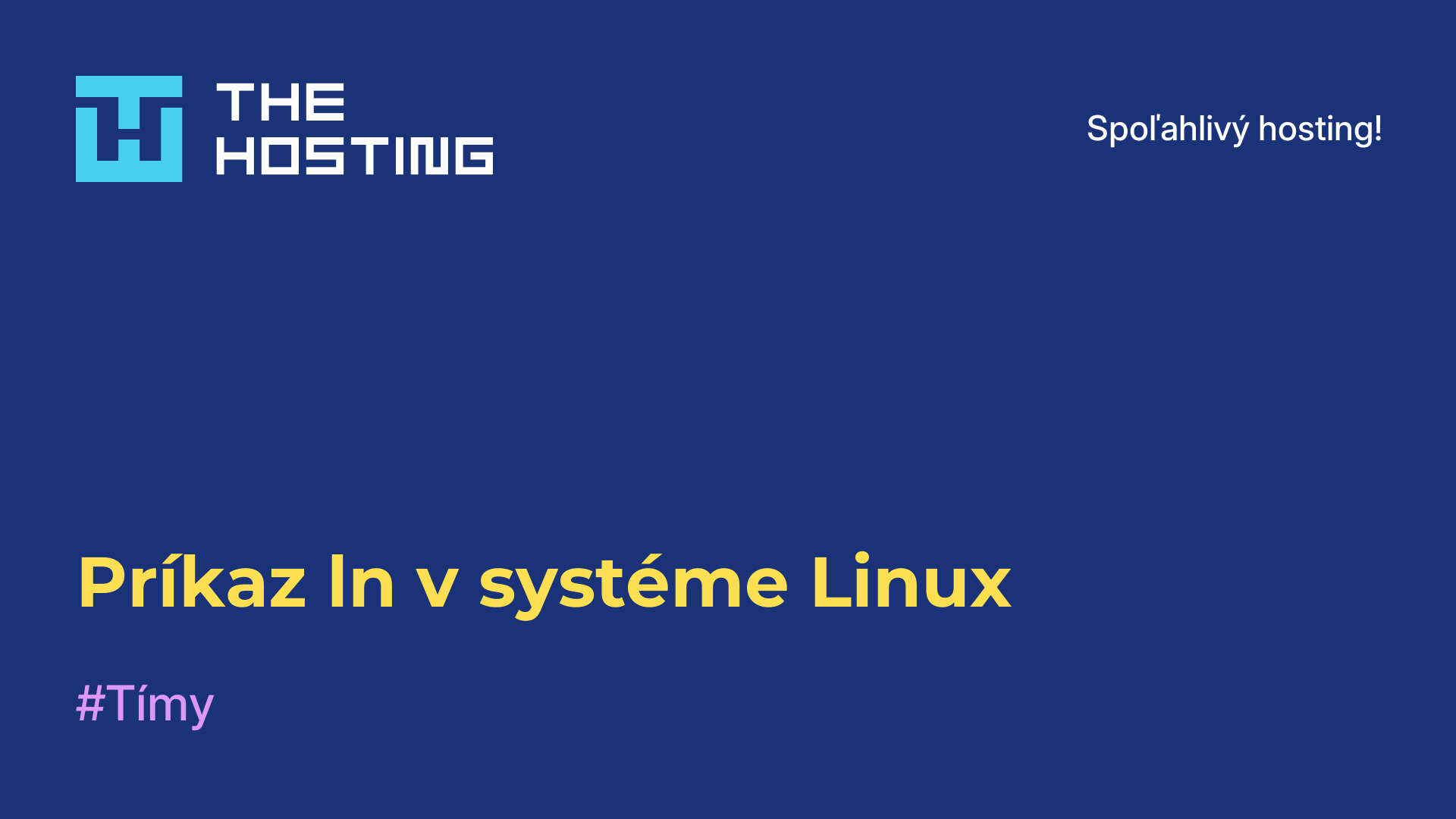 Príkaz ln v systéme Linux
