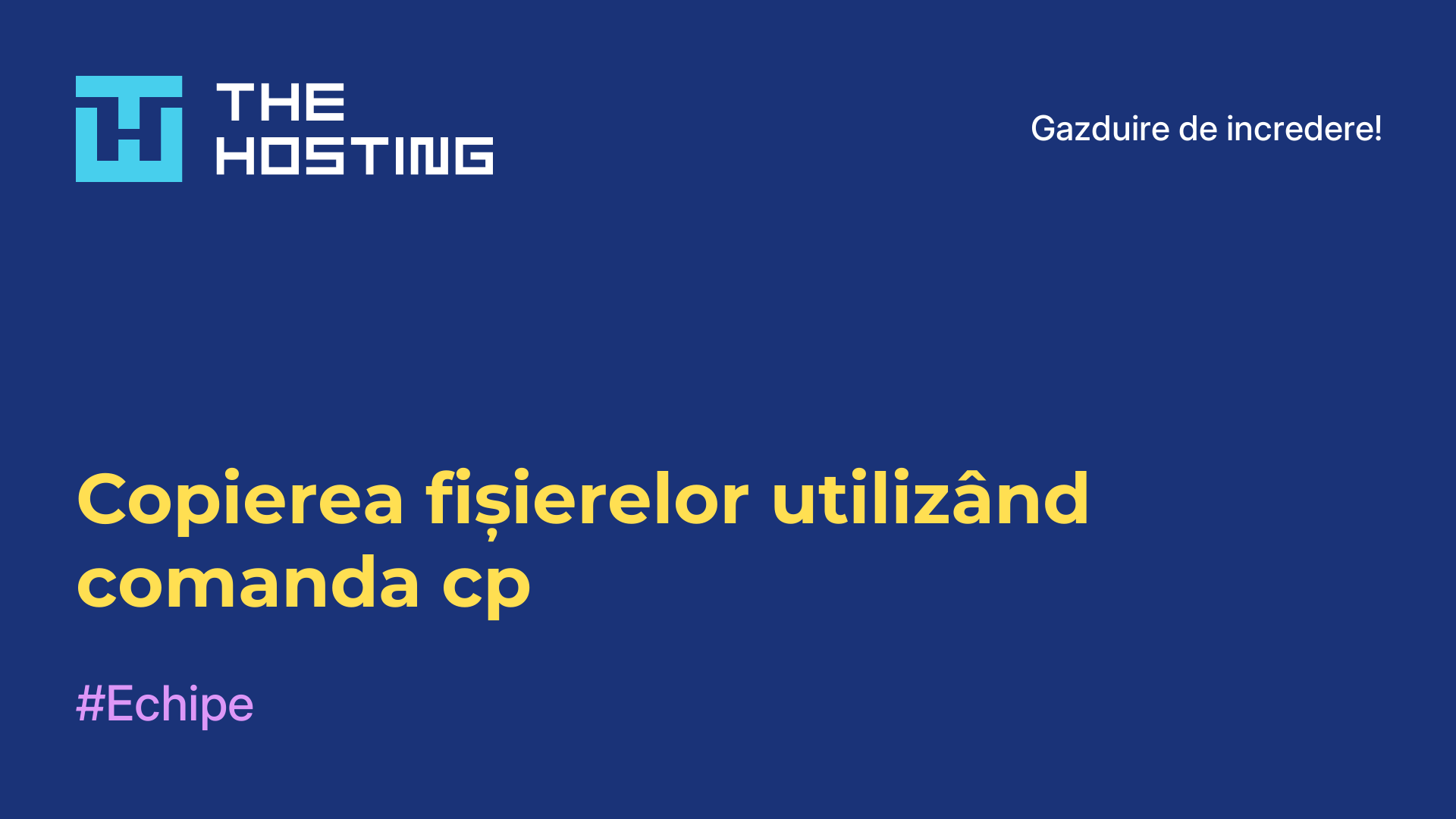 Copierea fișierelor utilizând comanda cp