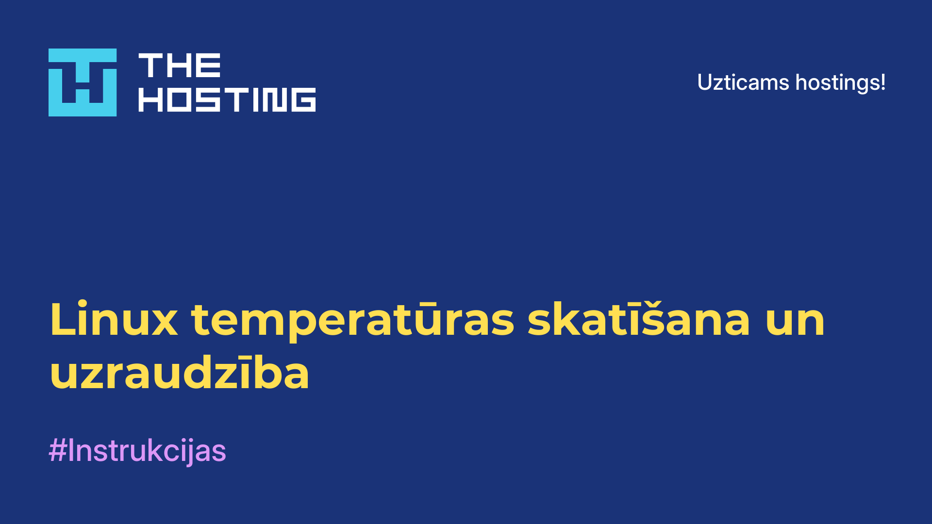 Linux temperatūras skatīšana un uzraudzība