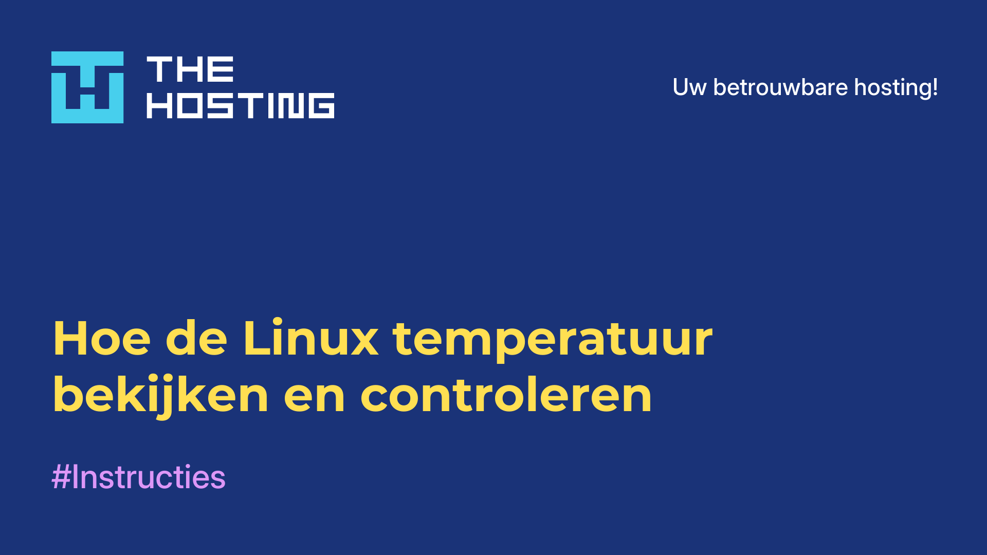Hoe de Linux-temperatuur bekijken en controleren