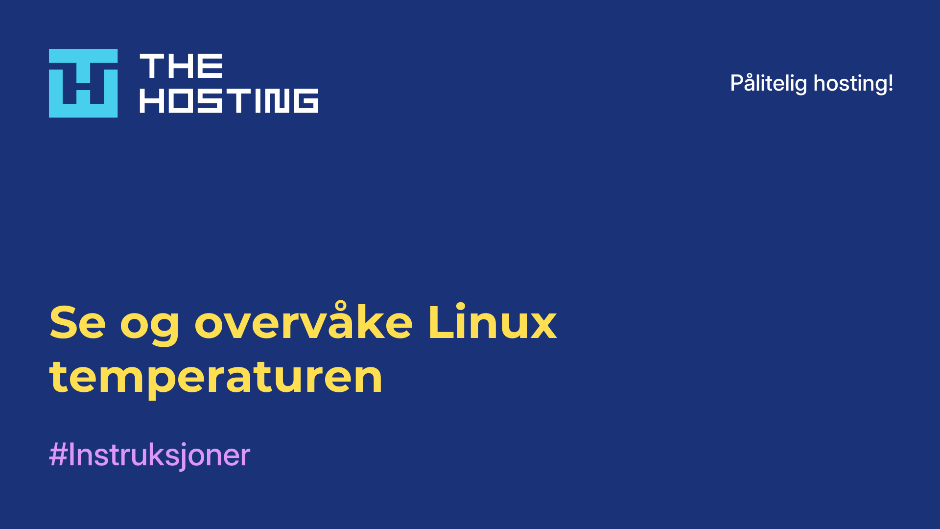 Se og overvåke Linux-temperaturen