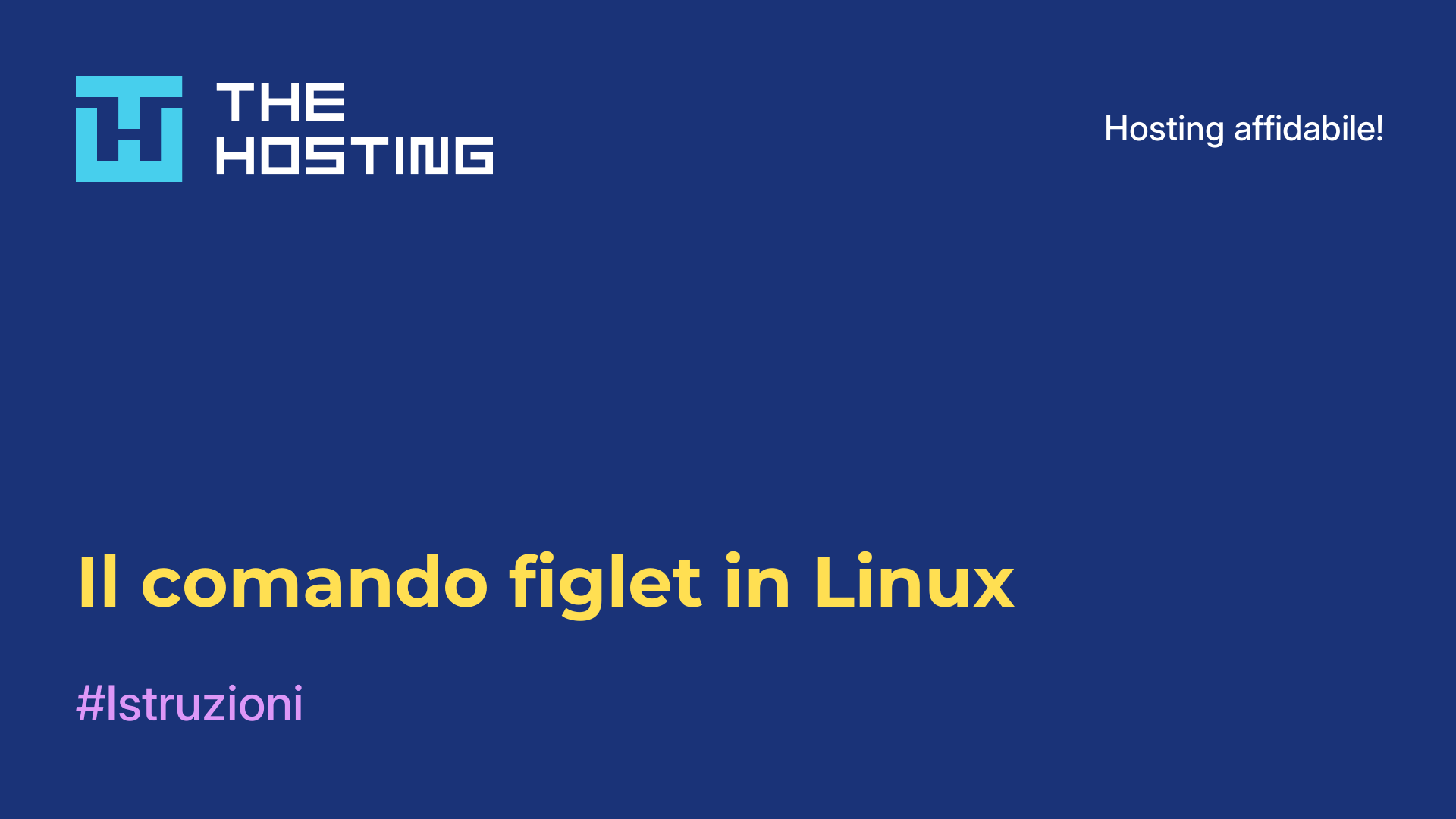 Il comando figlet in Linux