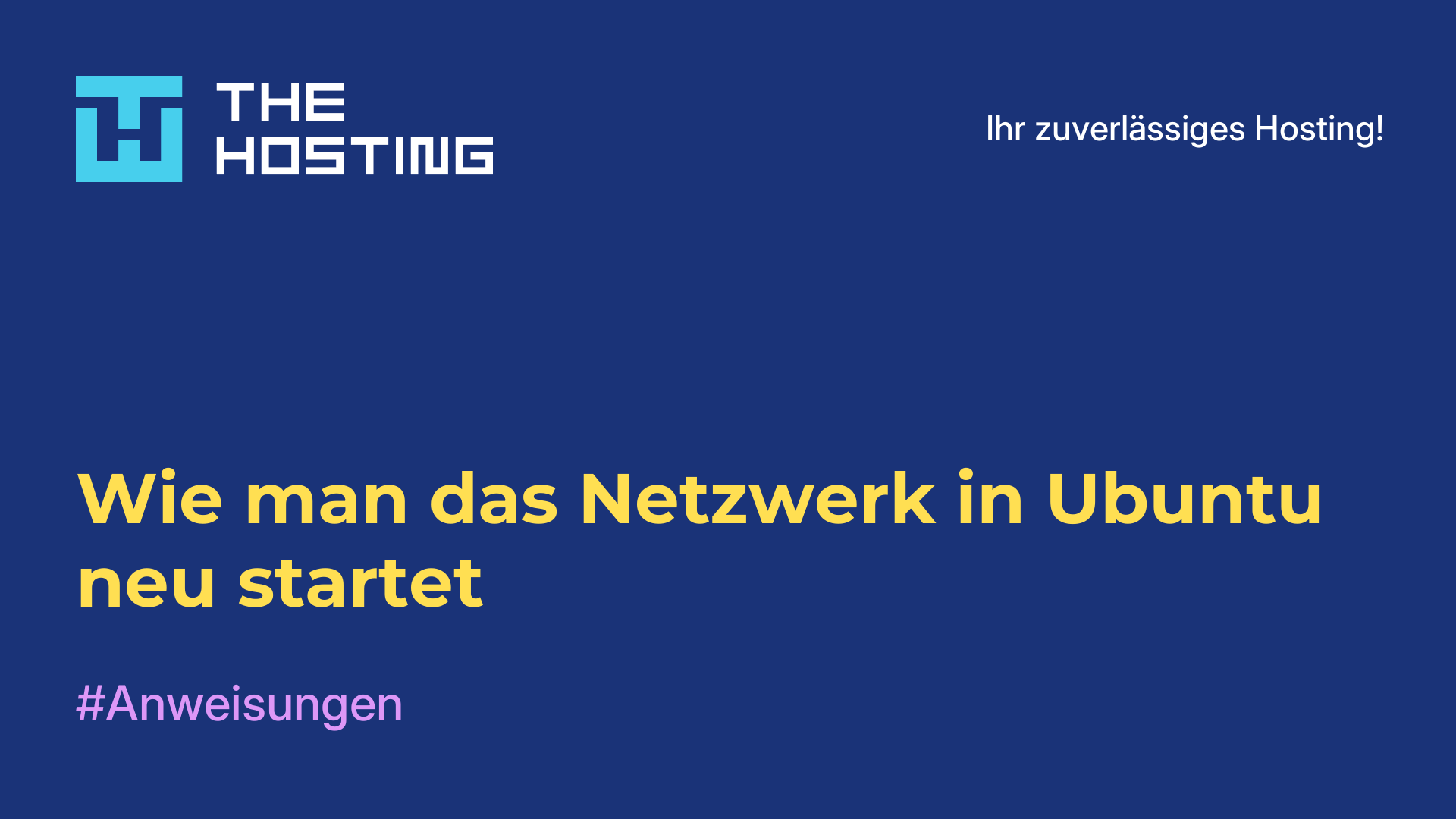 Wie man das Netzwerk in Ubuntu neu startet