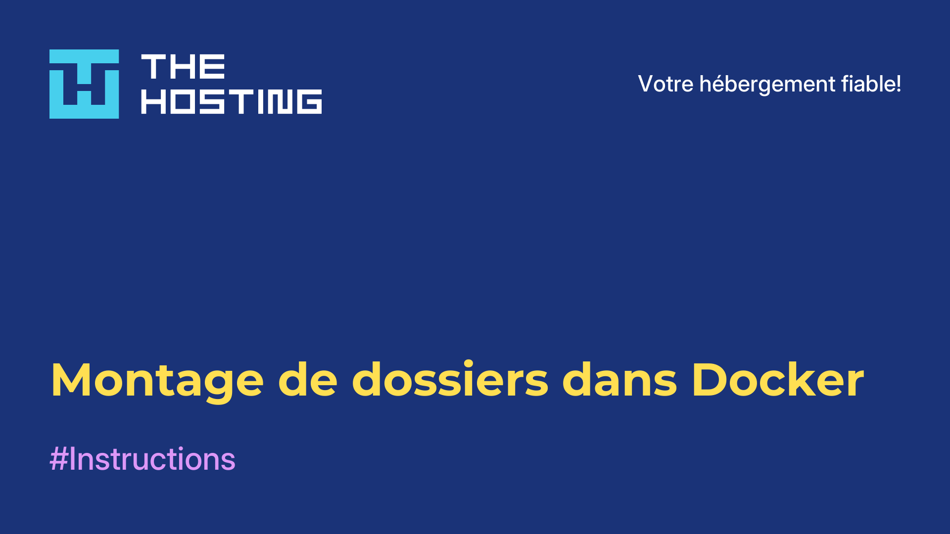 Montage de dossiers dans Docker