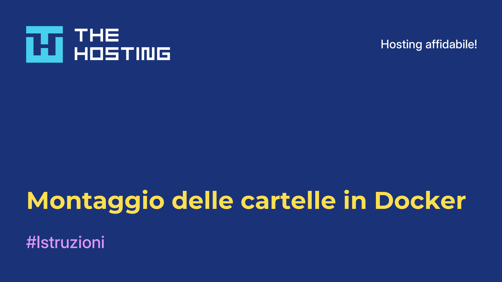 Montaggio delle cartelle in Docker