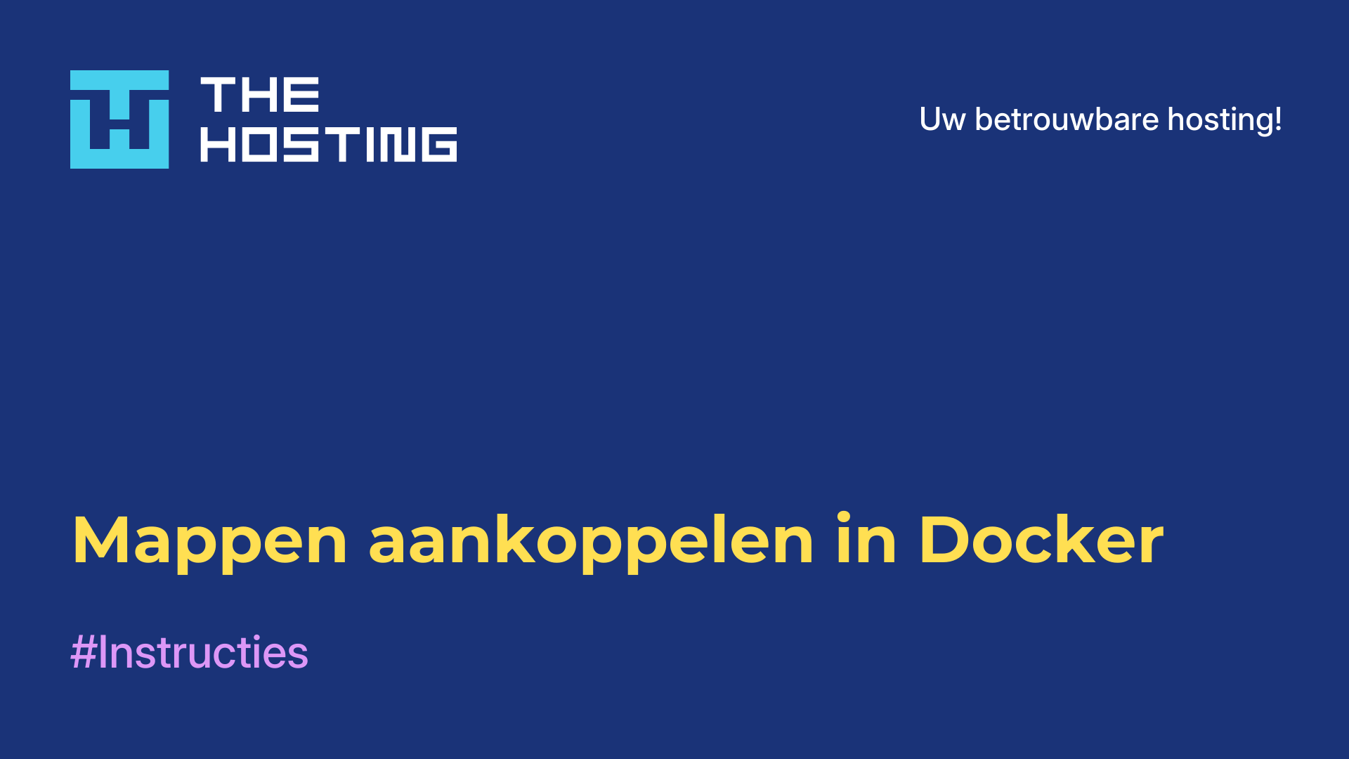 Mappen aankoppelen in Docker