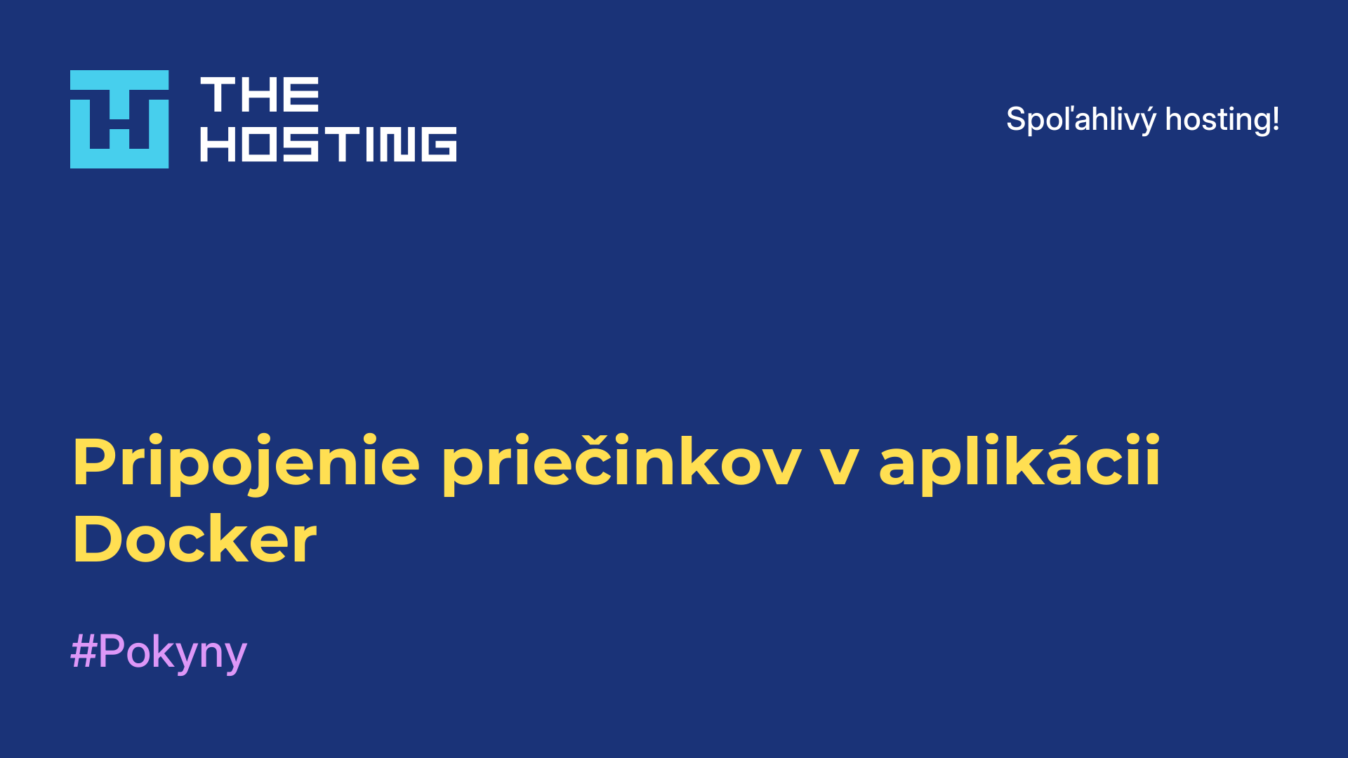 Pripojenie priečinkov v aplikácii Docker