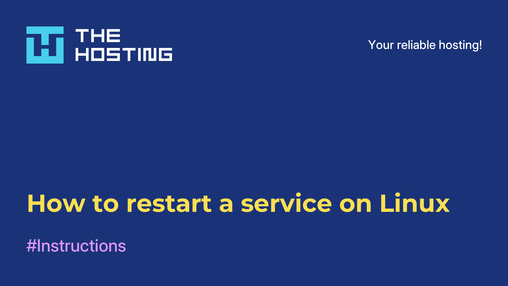 How to restart a service on Linux