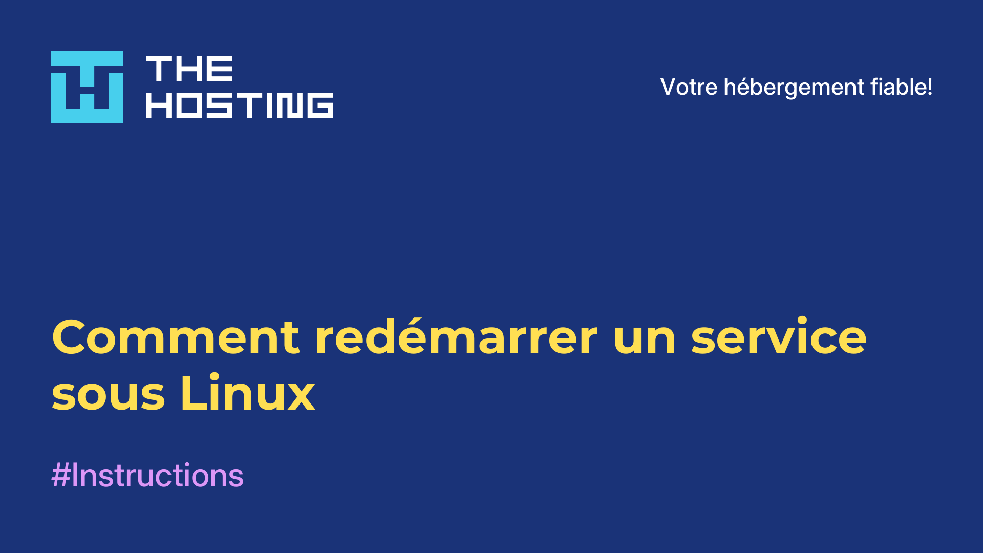Comment redémarrer un service sous Linux