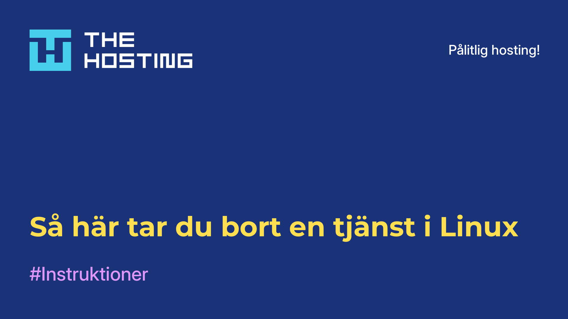 Så här tar du bort en tjänst i Linux