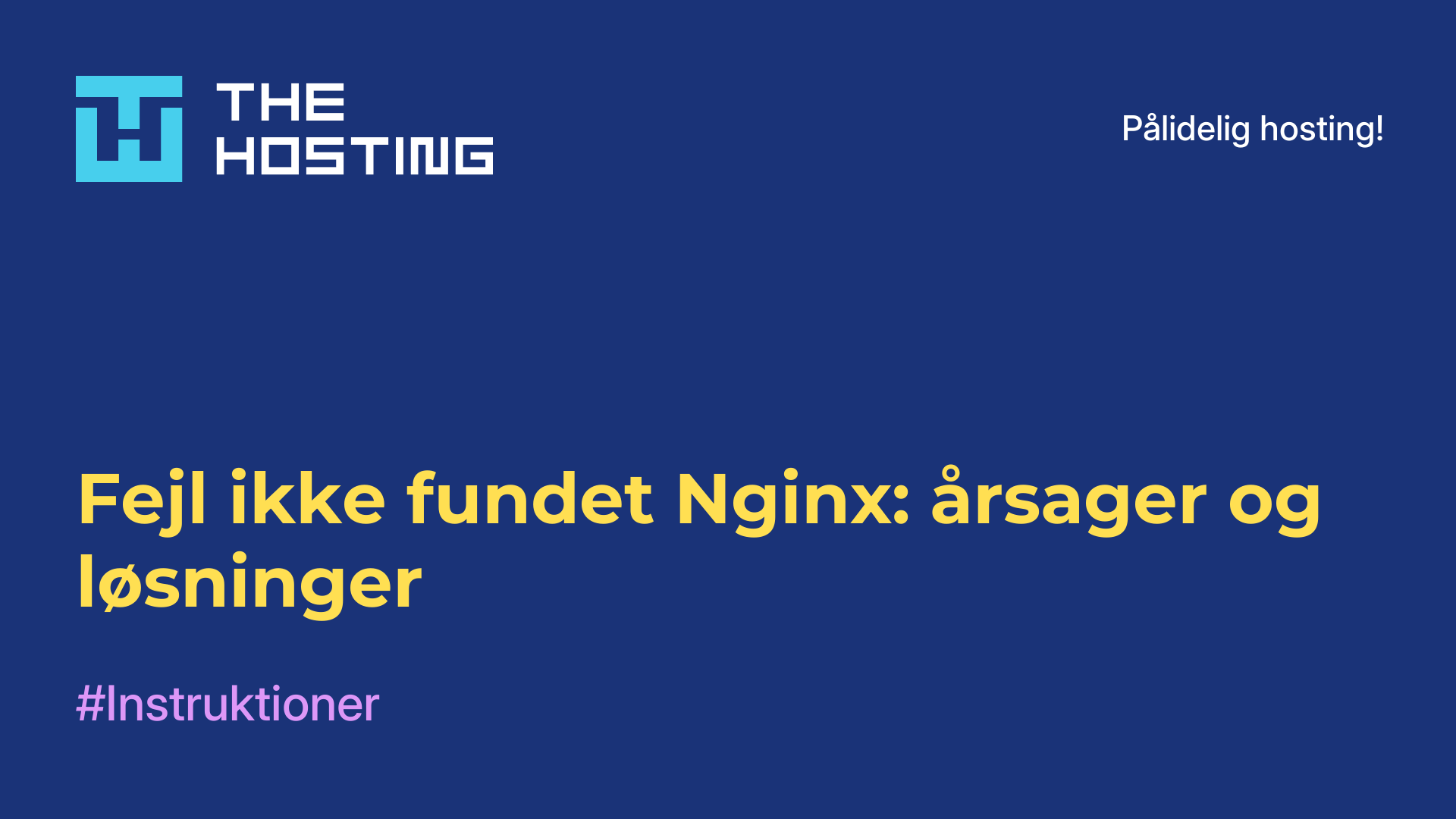 Fejl ikke fundet Nginx: årsager og løsninger