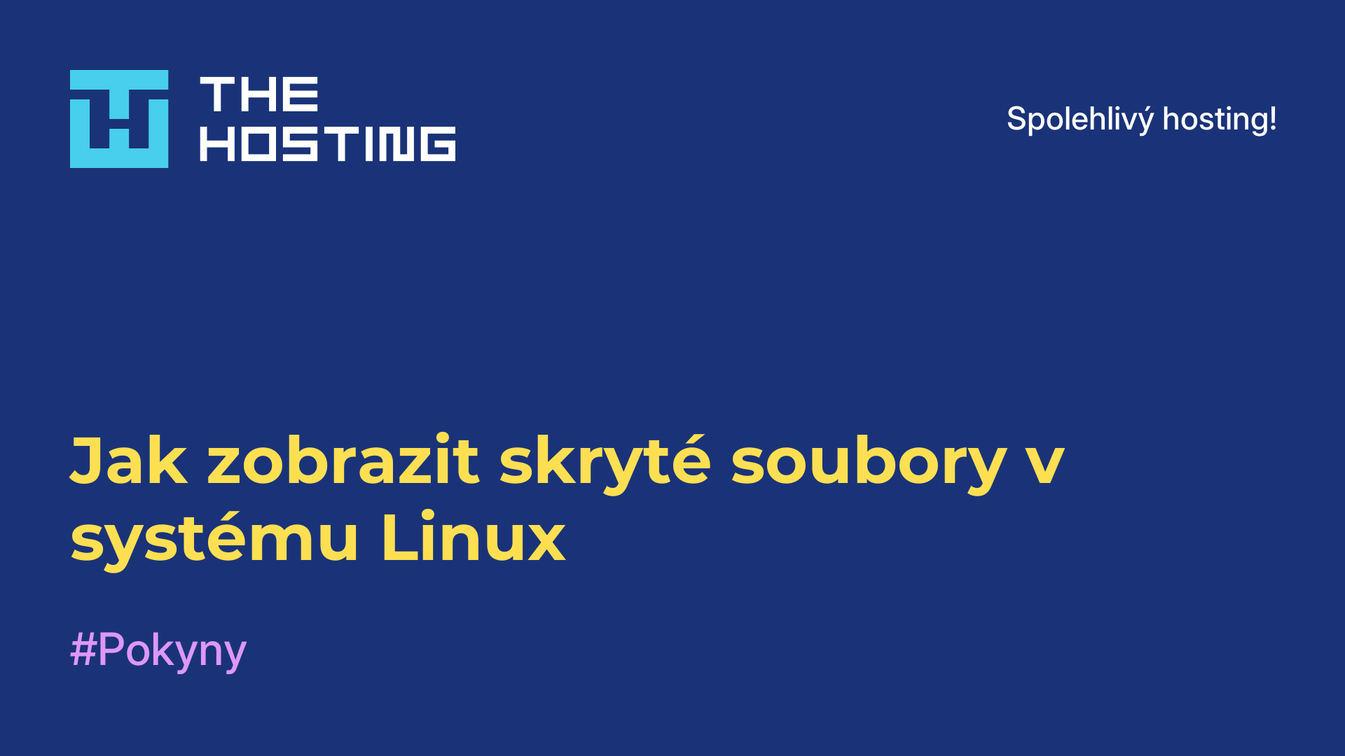 Jak zobrazit skryté soubory v systému Linux