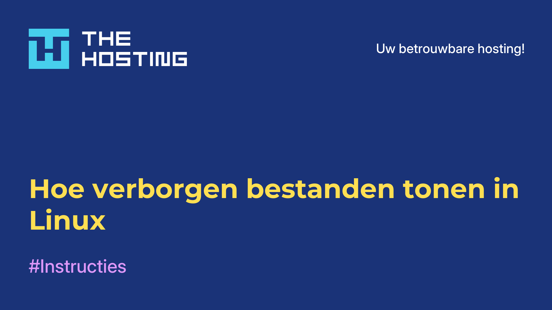 Hoe verborgen bestanden tonen in Linux