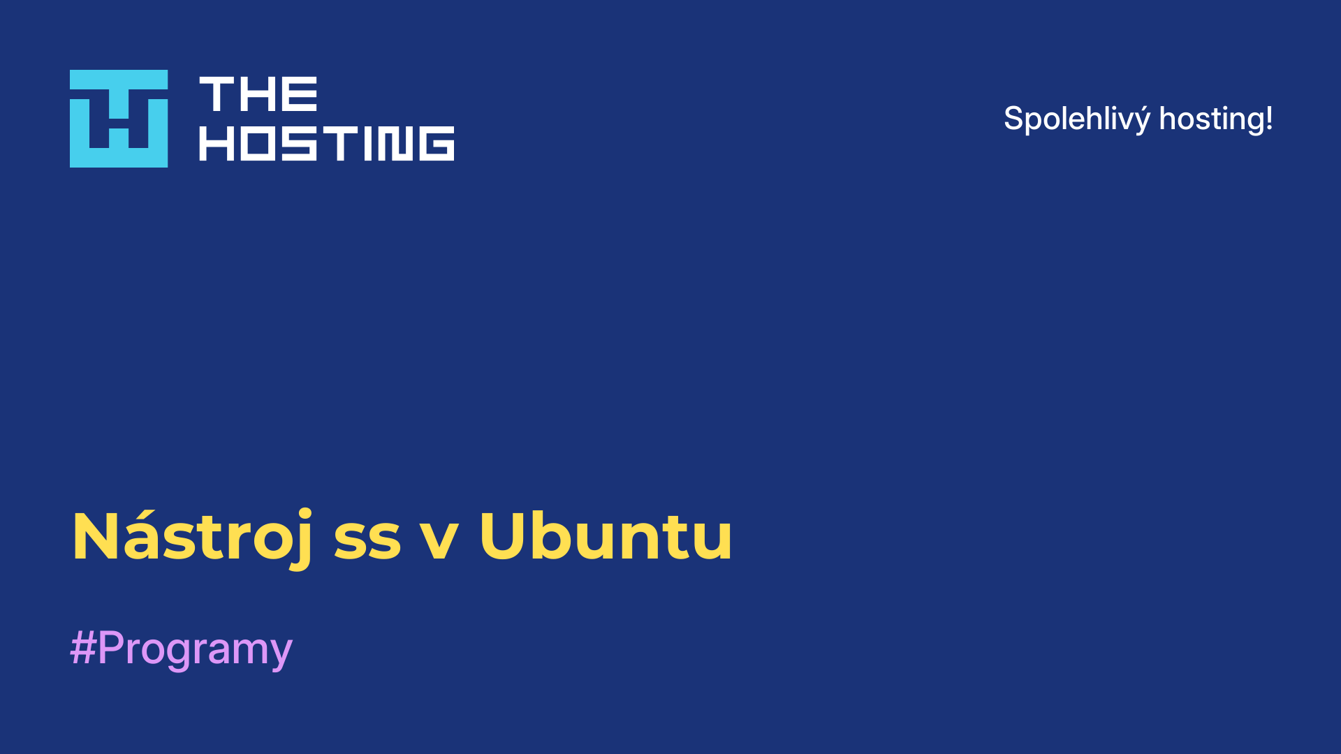 Nástroj ss v Ubuntu