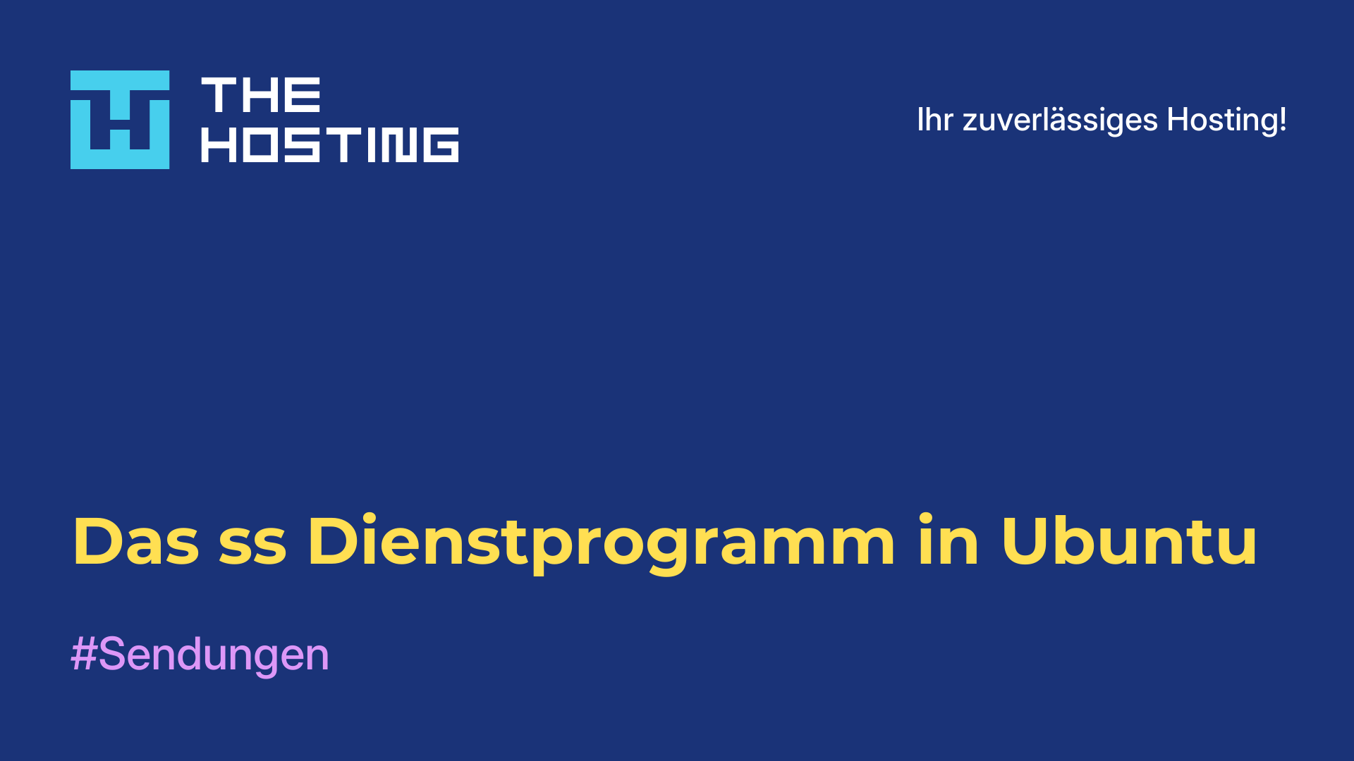 Das ss-Dienstprogramm in Ubuntu
