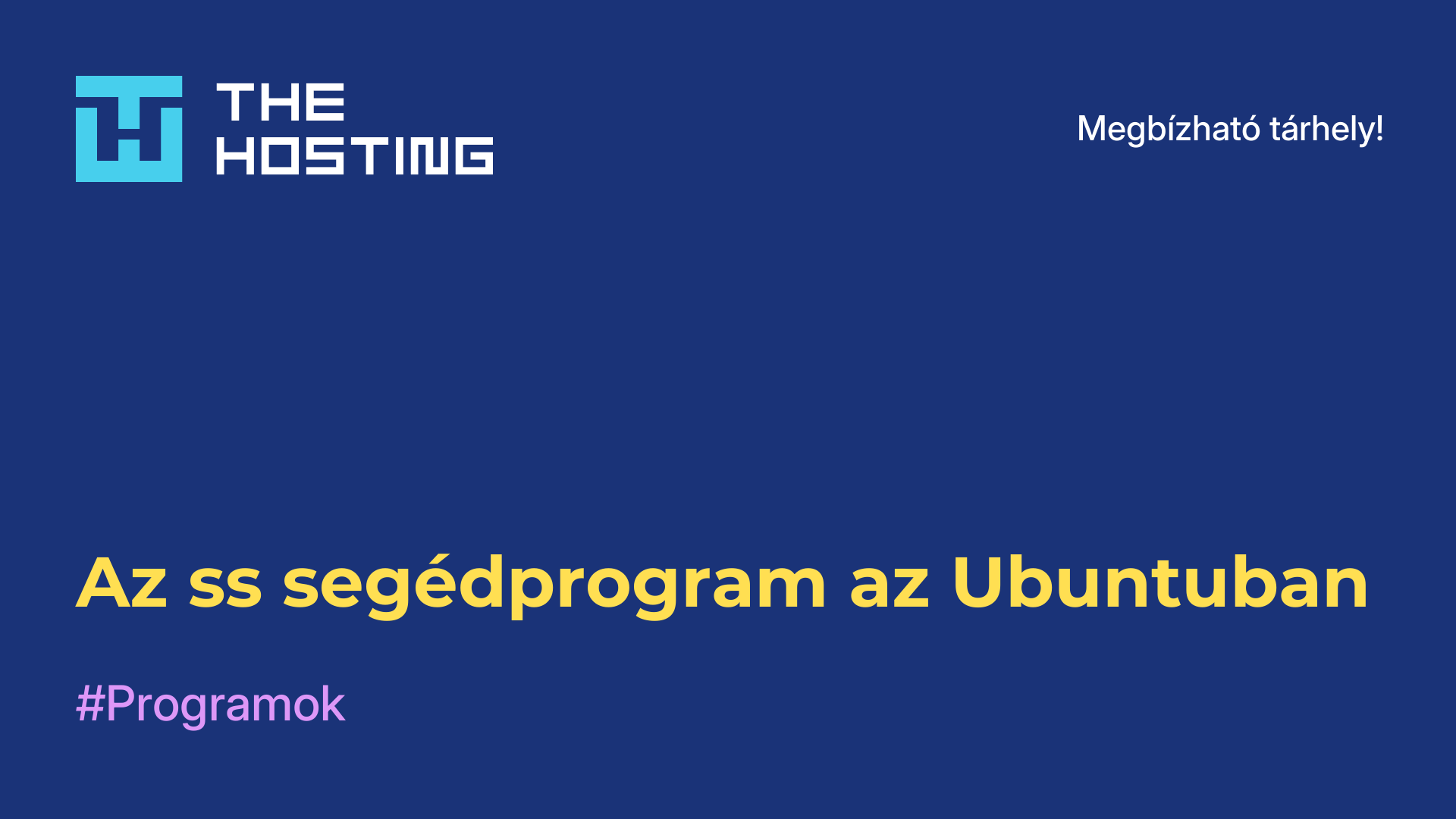 Az ss segédprogram az Ubuntuban