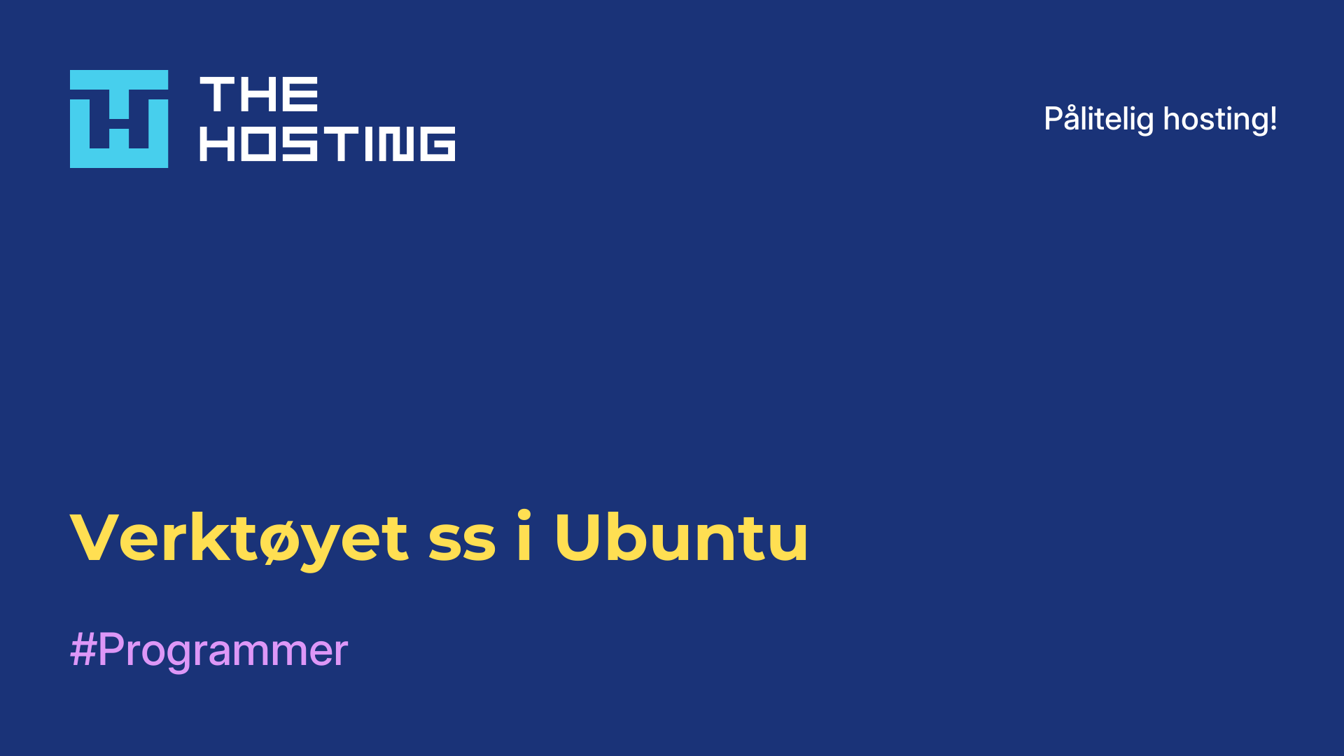 Verktøyet ss i Ubuntu