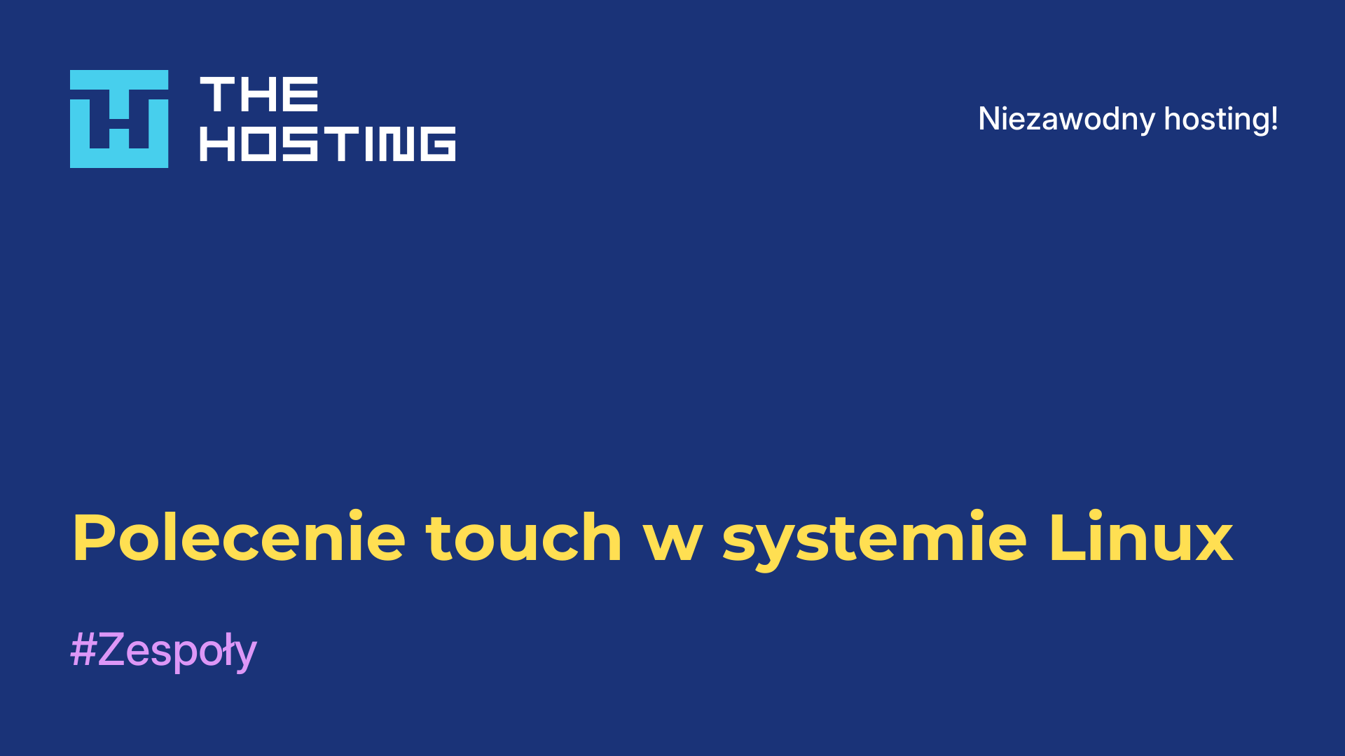 Polecenie touch w systemie Linux