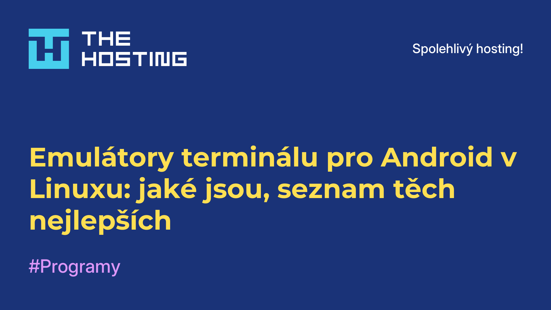 Emulátory terminálu pro Android v Linuxu: jaké jsou, seznam těch nejlepších