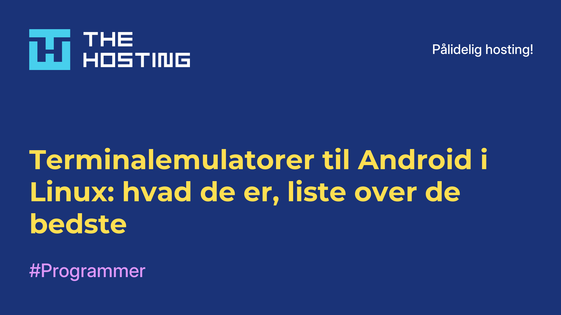 Terminalemulatorer til Android i Linux: hvad de er, liste over de bedste