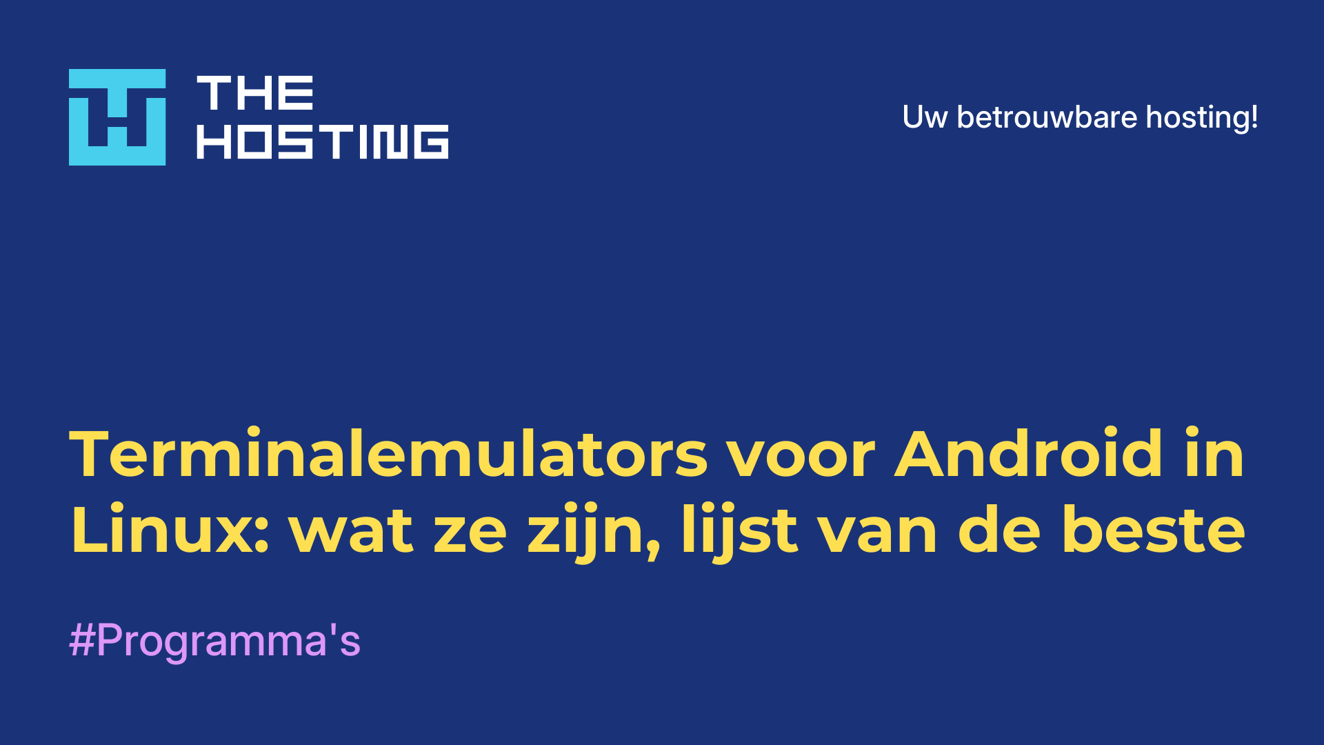 Terminalemulators voor Android in Linux: wat ze zijn, lijst van de beste