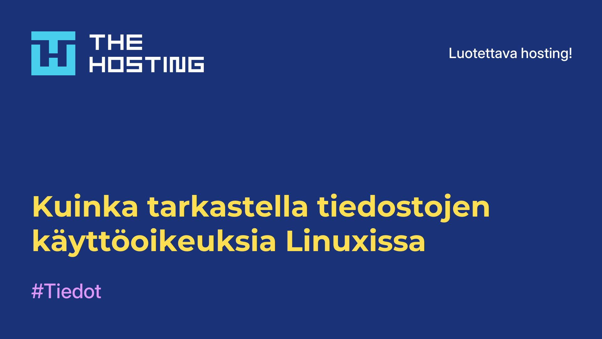 Kuinka tarkastella tiedostojen käyttöoikeuksia Linuxissa