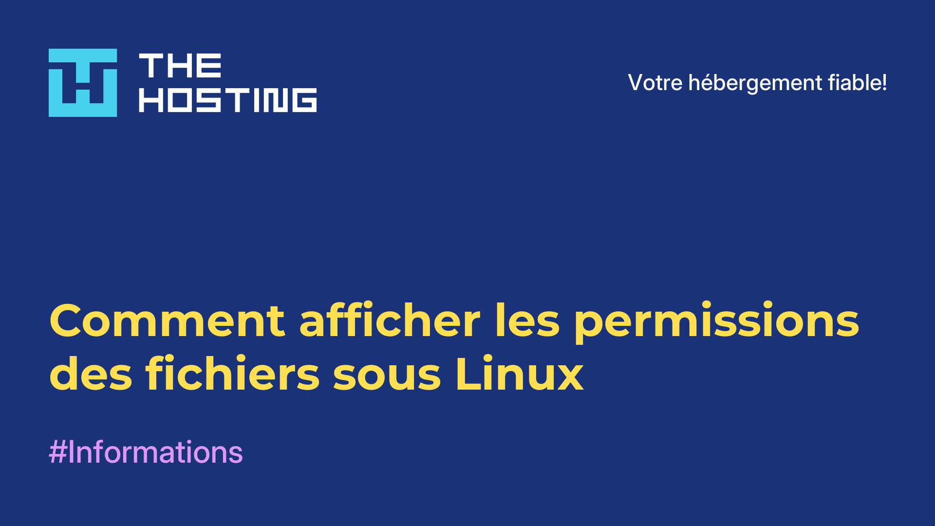 Comment afficher les permissions des fichiers sous Linux