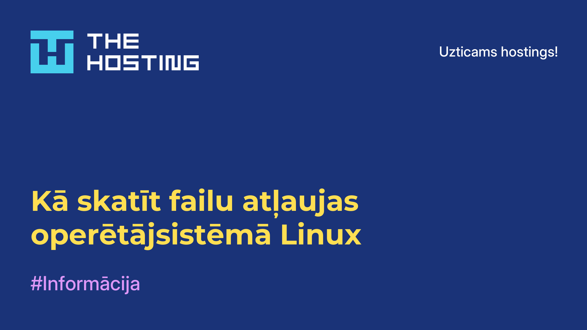 Kā skatīt failu atļaujas operētājsistēmā Linux