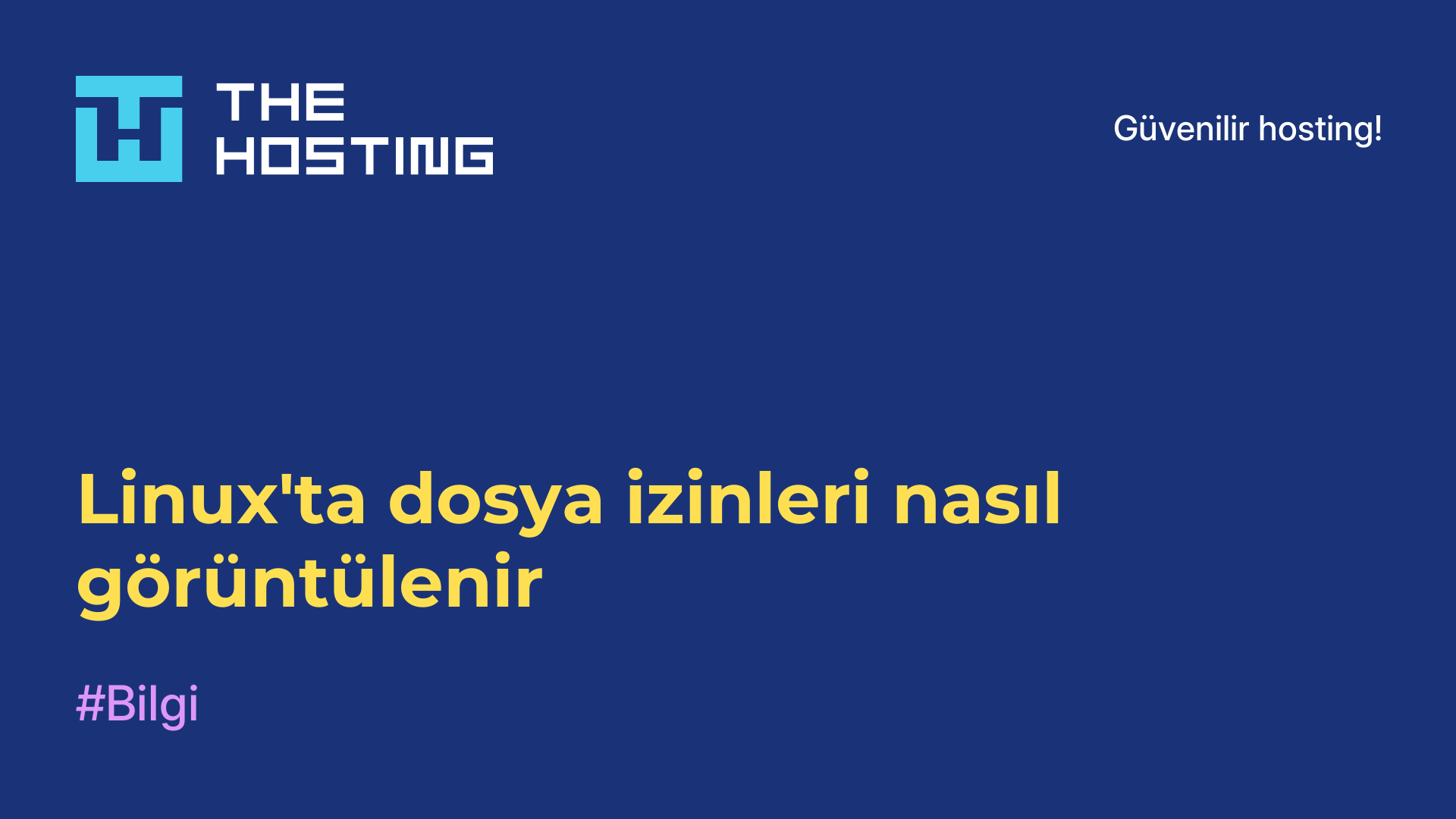 Linux'ta dosya izinleri nasıl görüntülenir