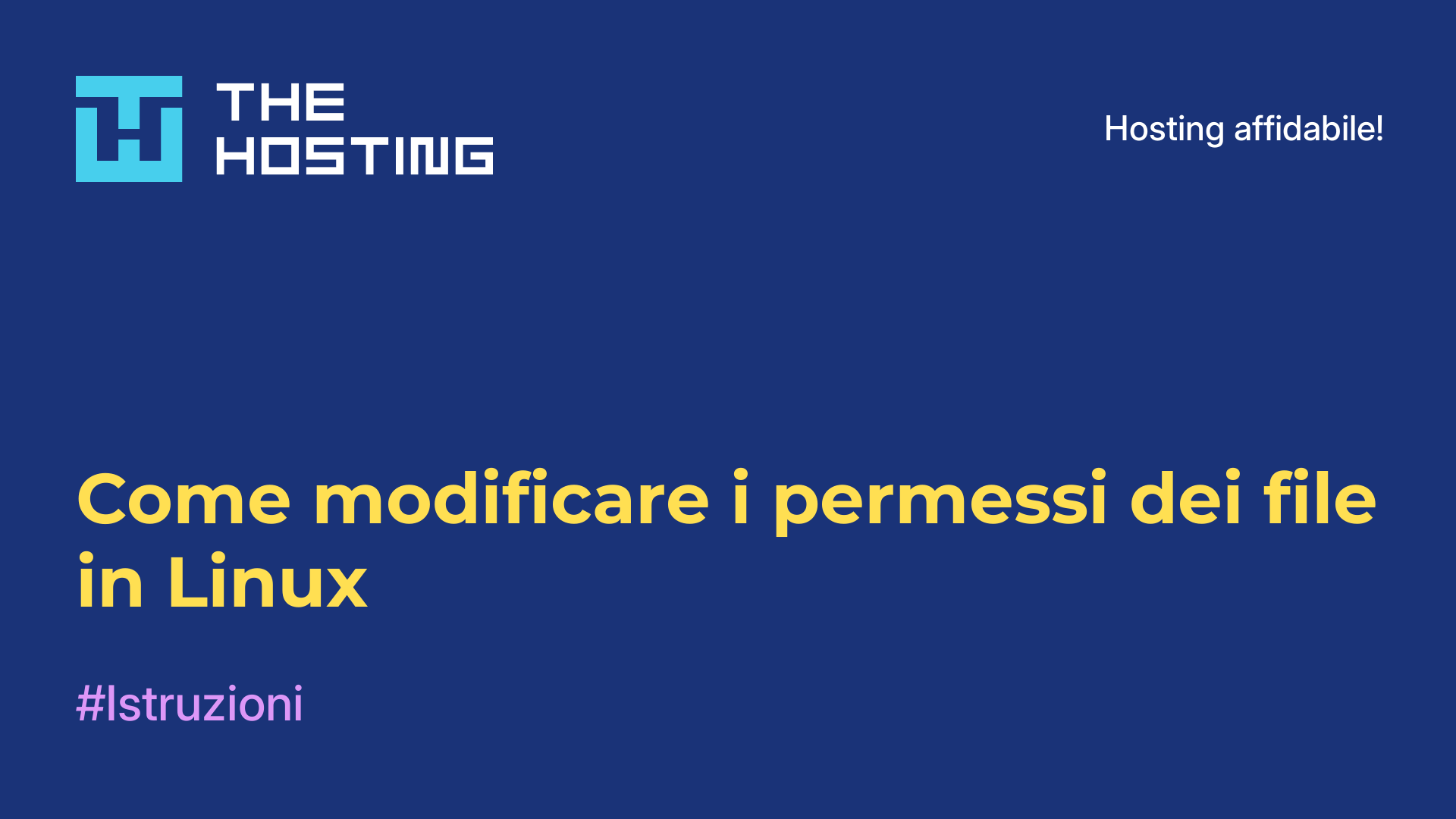 Come modificare i permessi dei file in Linux