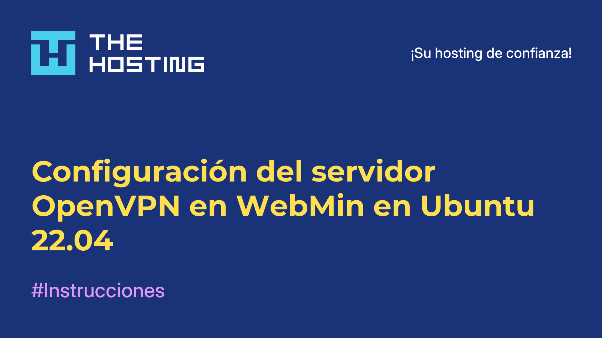 Configuración del servidor OpenVPN en WebMin en Ubuntu 22.04