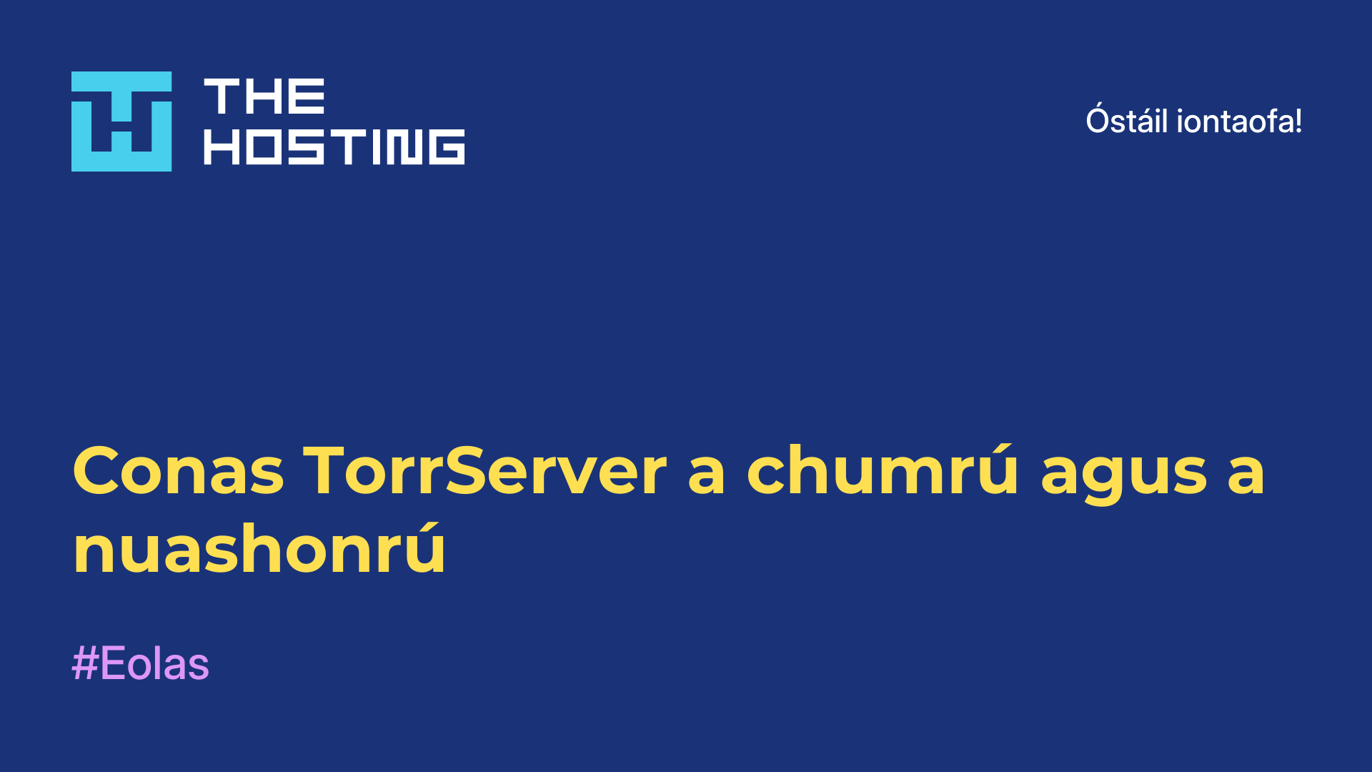 Conas TorrServer a chumrú agus a nuashonrú