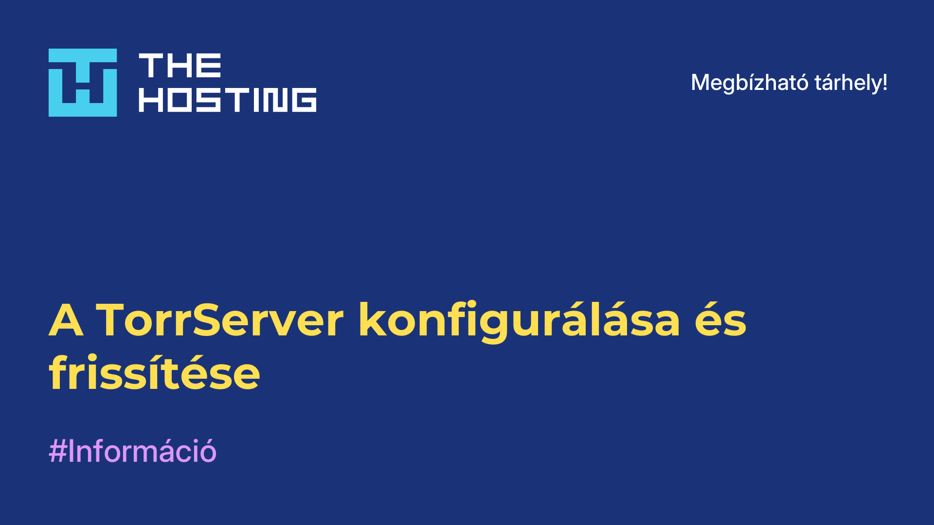 A TorrServer konfigurálása és frissítése